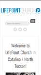 Mobile Screenshot of lifepointtucson.com