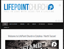 Tablet Screenshot of lifepointtucson.com